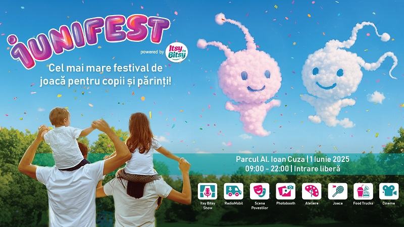 Ziua Copilului este sarbatorita de mii de copii si parinti la festivalul 1uniFEST